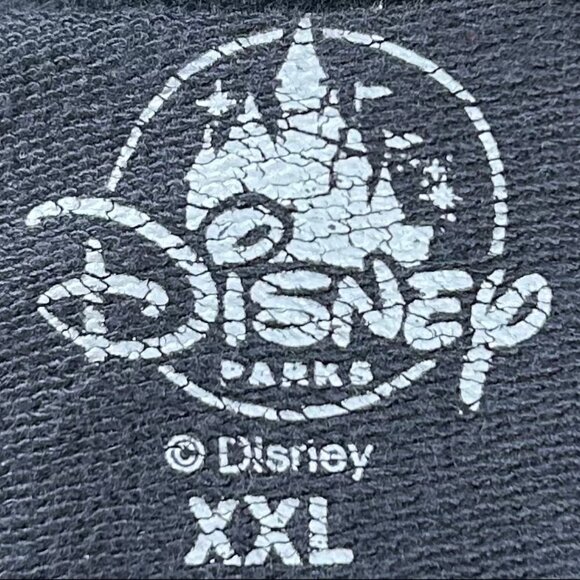 Disney Parks Black Pink Flip Sequin Minnie Bow Sweatshirt Size XXL - Picture 7 of 8